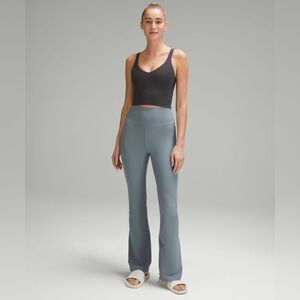 lululemon athletica Gray Flare Leggings